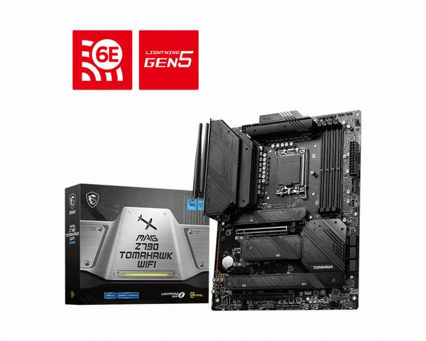Micro Star International Computer MAG Z790 TOMAHAWK WIFI Carte mère Socket (PC) Intel® 1700 Facteur de forme (détails) ATX Chipset de la carte mère Intel® Z790
