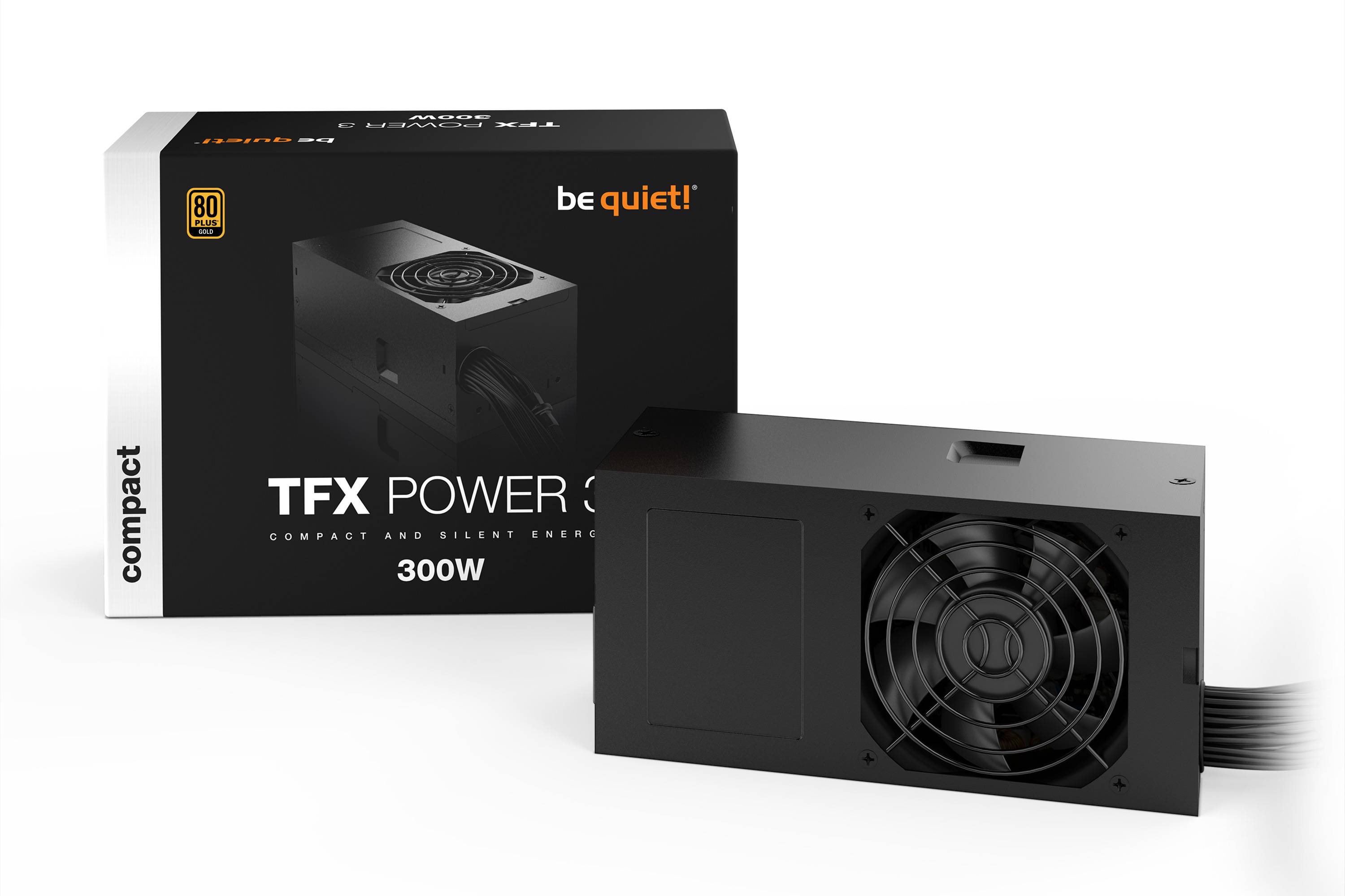be quiet! TFX Power 3 300 W | Alimentation TFX, 80 Plus Gold, 300 W, 100 - 240 V, 350 W, 50 - 60 Hz, 4/2 A, 4 A-4
