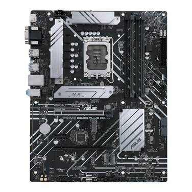 Asus PRIME B660-PLUS D4 Carte mère Socket (PC) Intel® 1700 Facteur de forme (détails) ATX Chipset de la carte mère Intel® B660