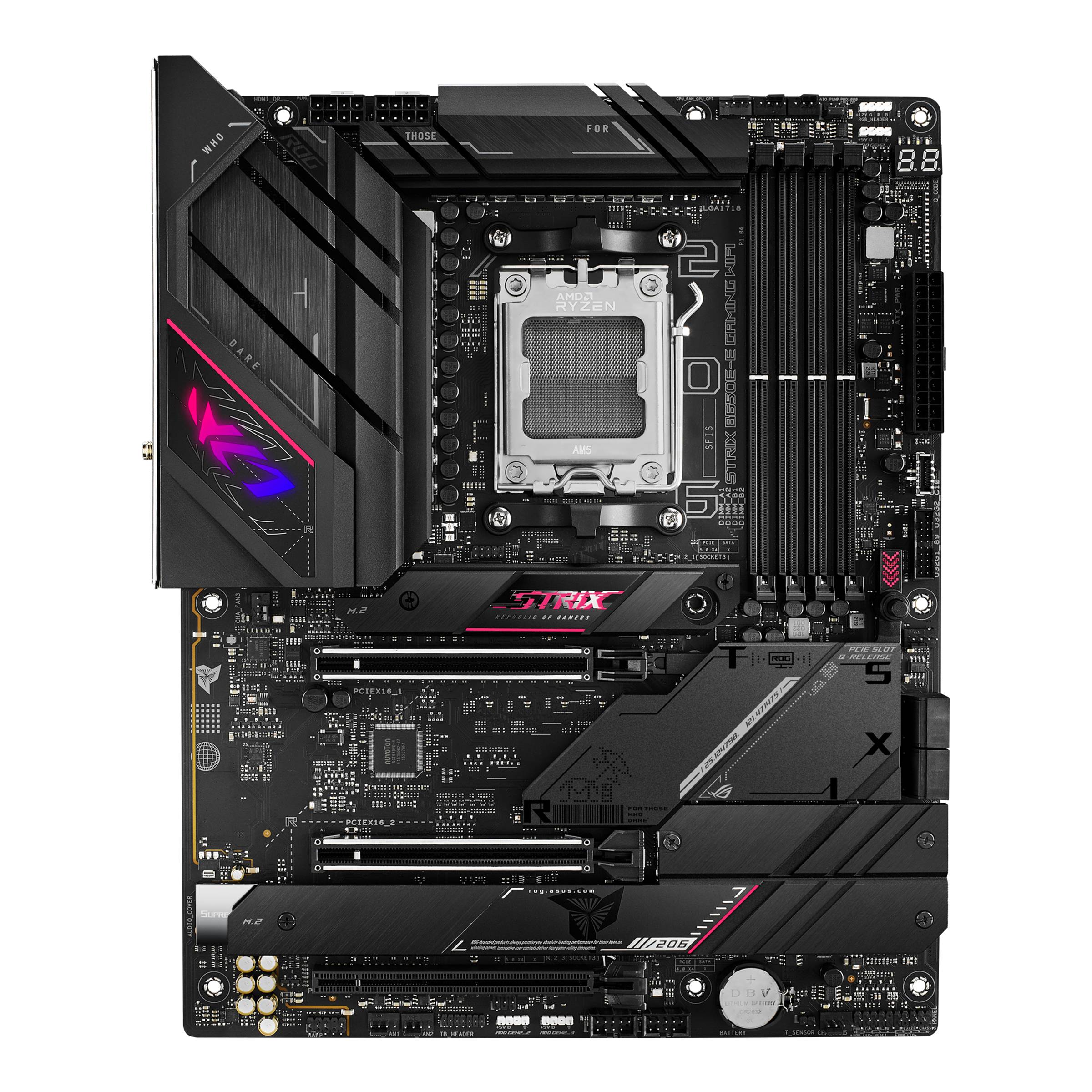 Asus ROG STRIX B650E-E GAMING WIFI Carte mère Socket (PC) AMD® AM5 Facteur de forme (détails) ATX Chipset de la carte mè