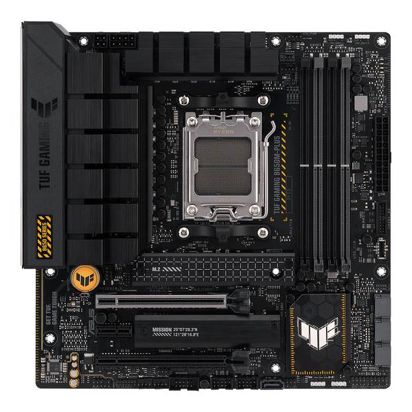 Asus TUF GAMING B650M-PLUS Carte mère Socket (PC) AMD® AM5 Facteur de forme (détails) Micro-ATX Chipset de la carte mère AMD® B650