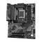 Une carte mère noire avec plusieurs emplacements et composants. Inscription 'GIGABYTE'. Comprend un socket CPU, des emplacements RAM et des emplacements PCIe.