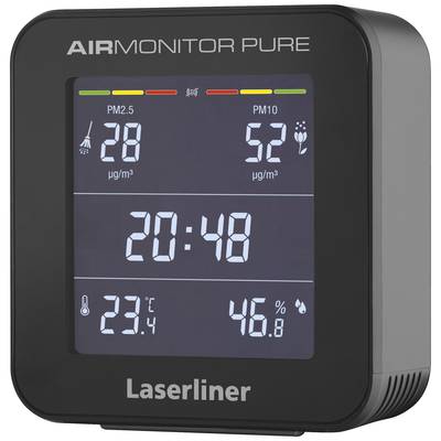 Analyseur de particules Laserliner AirMonitor PURE poussière fine, température, humidité de l'air avec fonction thermomé