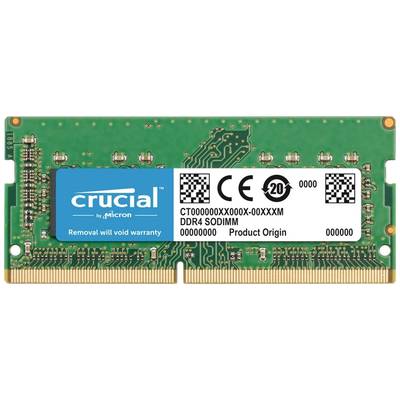Crucial 16GB DDR4 2400 Module mémoire pour PC portable    DDR4 16 GB 1 x 16 GB  2400 MHz SO-DIMM 260 broches CL17 CT16G4