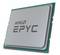 Une puce de processeur AMD EPYC, reconnue pour ses performances élevées et son efficacité dans les environnements serveur. Boîtier argenté avec l'inscription « AMD EPYC ».