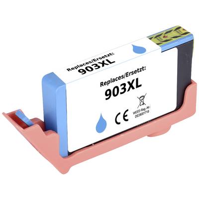 Renkforce Encre remplace HP 903 XL (T6M03AE) compatible cyan RF-5705454 -  Conrad Electronic France