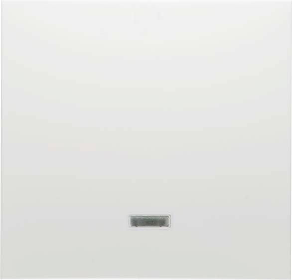 Surface blanche carrée avec un petit élément rectangulaire au centre. Design minimaliste, sans autres détails décoratifs.