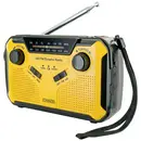 Schwaiger Radio d'extérieur FM, AM, FM radio d'urgence, USB, FM, MF manivelle, panneau solaire, protégé contre les proje