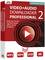Boîte portant l'inscription 'Téléchargeur Vidéo+Audio Professionnel 2'. Fonctionnalités : sauvegarder des contenus YouTube, formats MP3, MP4, UHD, 4K.