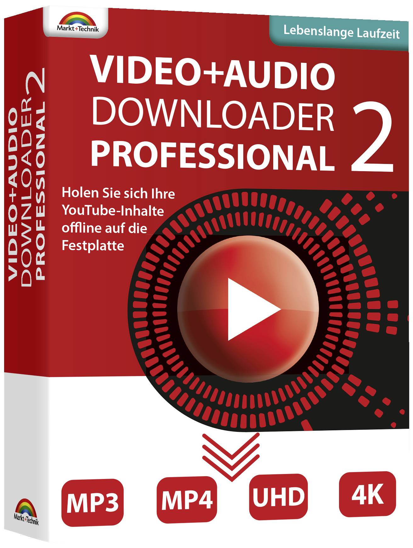 Markt & Technik Video und Audio Downloader Pro 2 Windows Logiciel multimédia