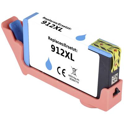 Renkforce Encre remplace HP 912 XL (3YL81AE) compatible cyan RF-I-HP912XLC  RF-5718846 - Conrad Electronic France