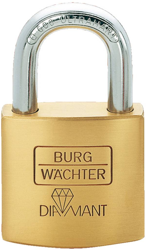 Burg Wächter 17601 Cadenas 40.00 mm fermeture différente laiton avec serrure à clé