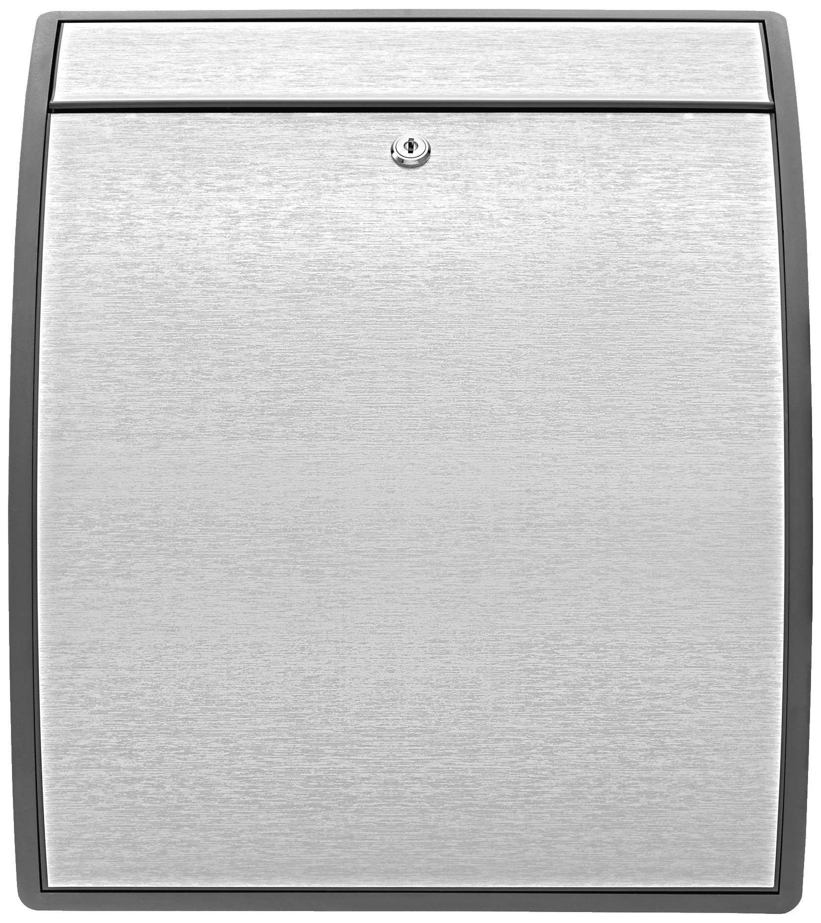 Burg Wächter 34490 TURN 4942 ANT/Ni Boîte aux lettres plastique anthracite, acier inoxydable avec serrure à clé