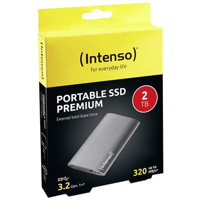 Intenso SSD Premium 2 TB Disque dur externe SSD USB 3.2 (1è gén.) (USB 3.0)  anthracite 3823470 - Conrad Electronic France