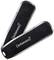 Deux clés USB noires de la marque Intenso sont croisées.