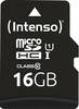 Intenso 16GB microSDHC Performance Carte microSD 16 GB Class 10 UHS-I étanche