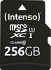 Intenso 256GB microSDXC Performance Carte microSD 256 GB Class 10 UHS-I étanche