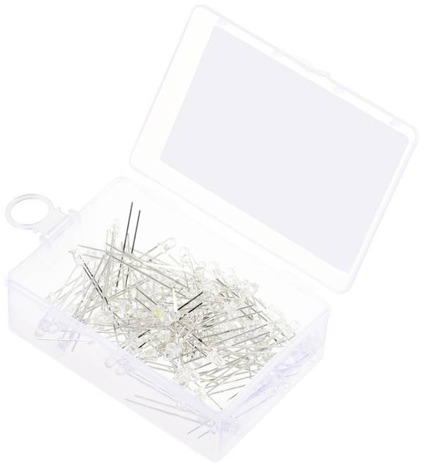 TRU COMPONENTS LED blanc pur rond 3 mm 14400 mcd 30 ° 20 mA 2.7 V, 3.4 V