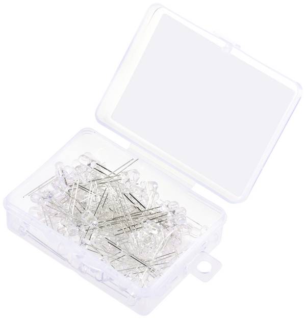 TRU COMPONENTS LED blanc pur rond 5 mm 19000 mcd 30 ° 20 mA 2.7 V, 3.4 V