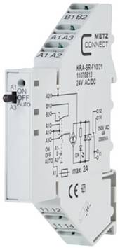 Module de couplage 24, 24 V/AC, V/DC (max) 1 inverseur (RT) Metz Connect 11070813  1 pc(s)