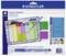 Planning horaire STAEDTLER Lumocolor multilingue. Comprend des stylos, un tableau réinscriptible et des accessoires. Contient des informations sur l'utilisation.