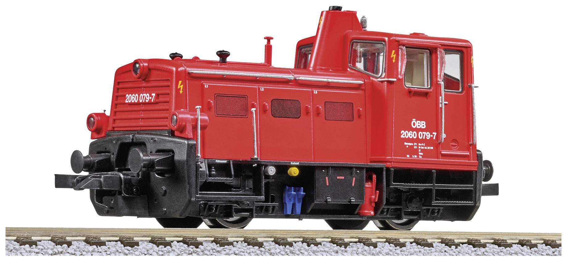 Liliput L132462 Locomotive diesel H0 2060 079-7 rouge de l'ÖBB