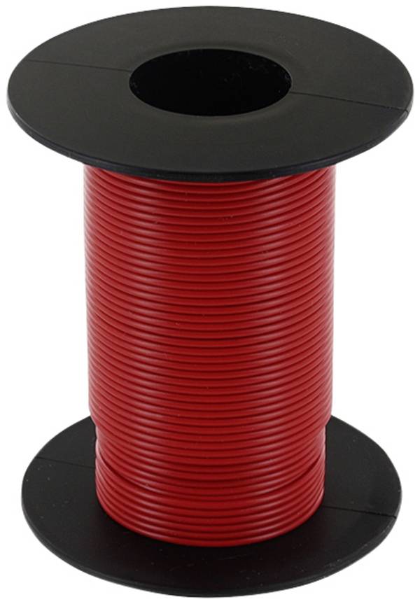 econ connect KL025RT25 Fil de câblage  1 x 0.25 mm² rouge 25 m