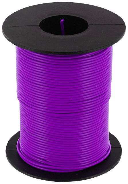Bobine de fil ou de câble enroulée sur un support noir, sécurisée et prête pour des applications dans des projets électriques ou de bricolage.