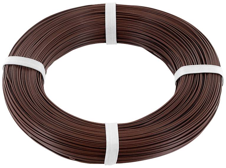 econ connect KZL2X008BR100 Strand 2x0.08mm² Brown 100m