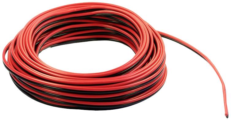 econ connect ZKL014RTSW5 Fil de câblage 2 x 0.14 mm² rouge, noir 5 m