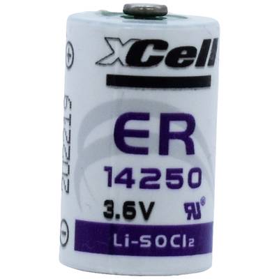 XCell ER14250 Pile spéciale 1/2 LR6 (AA) lithium 3.6 V 1200 mAh 1