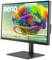 Un moniteur affichant une image abstraite et colorée d'un arbre, avec la marque 'BenQ' à l'écran.