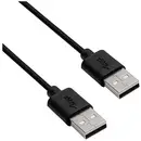 Akyga Câble USB USB 2.0 USB-A mâle, USB-A mâle 1.80 m noir AK-USB-11
