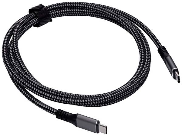 Akyga Câble USB  Thunderbolt™ 3 Fiche mâle Thunderbolt, Fiche mâle Thunderbolt 1.50 m noir structure symétrique AK-USB-34