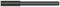 Un long stylo en métal noir avec une extrémité arrondie et une tige hexagonale, typiquement utilisé pour des applications techniques ou artisanales.