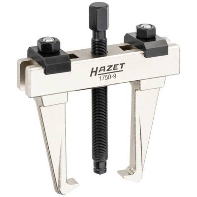Extracteur à deux bras avec écartement réglable et mécanisme de serrage central, nom de marque 'Hazet' visible. Adapté aux travaux mécaniques.