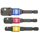 Vigor V7603/3 Set d'adaptateurs de douille 6.3 mm 1/4 pouces Propulseur 1/4" (6.3 mm) 1 set