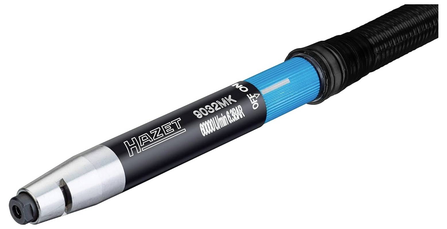 Clé dynamométrique électronique de la marque Hazet, modèle 6002-3MK, en noir avec poignée bleue.