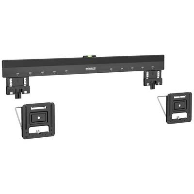 Support de montage pour téléviseur, plat, avec distance ajustable, léger et stable. Adapté à différentes tailles d'écran.