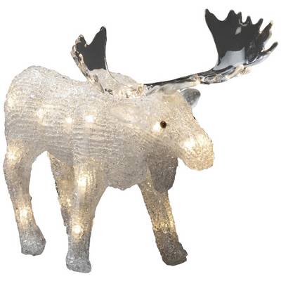 Konstsmide 6225-103 Acryl-Figur élan blanc chaud LED blanc chaud-0
