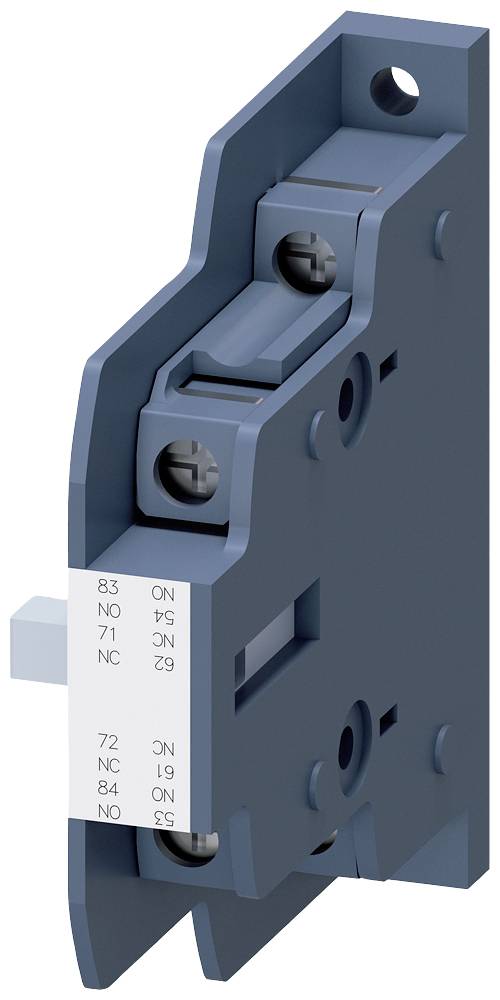 Composant électronique de forme rectangulaire avec une surface bleue et des vis marquées. Adapté pour une utilisation dans des dispositifs techniques.