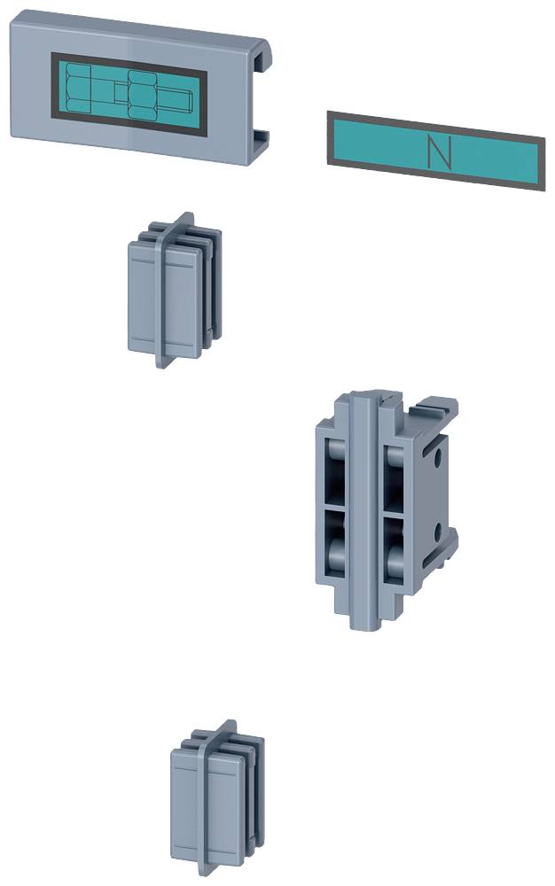 Barrette de connexion multipolaire pour conducteur N sur support de module, qui présente un module de connecteur multipolaire pour circuits électriques.