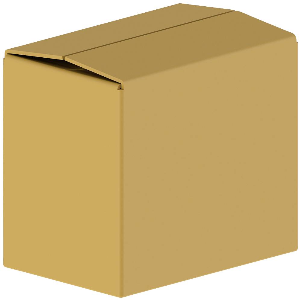 Boîte en carton marron fermée.