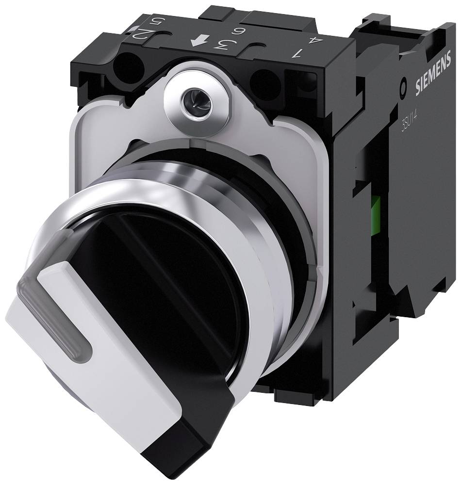 Siemens 3SU11502BC601BA0 3SU1150-2BC60-1BA0 Commutateur à manette Positions de commutation 2 1 pc(s) Piece