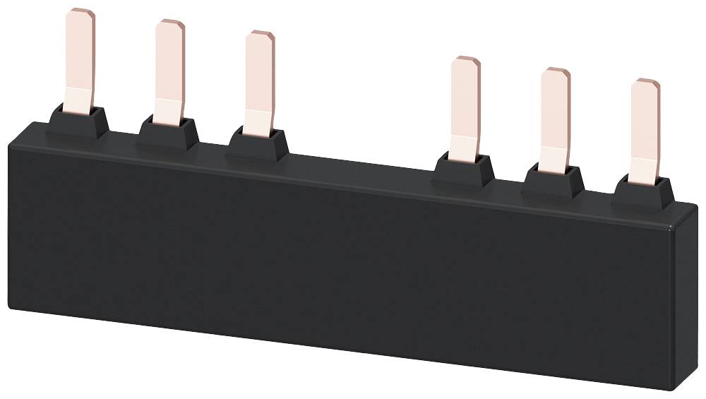 Siemens 3RV19353A Rail de collecte 3 Ph. Pour 2 disjoncteurs S2 Distance de division : 75 mm Rail collecteur 1 pc(s)