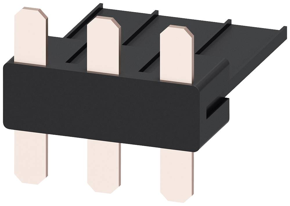 Connecteur à quatre broches métalliques et boîtier en plastique noir. Utilisé dans les appareils électroniques pour les connexions.