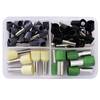 Quadrios 2010C394 Assortiment d'embouts simples 4 mm², 6 mm², 10 mm², 16 mm² partiellement isolé 45 pc(s)