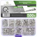 Quadrios 22C484 Assortiment d'embouts simples 0.5 mm², 0.75 mm², 1.0 mm², 1.5 mm², 2.5 mm², 4.0 mm², 6.0 mm² non isolé 5
