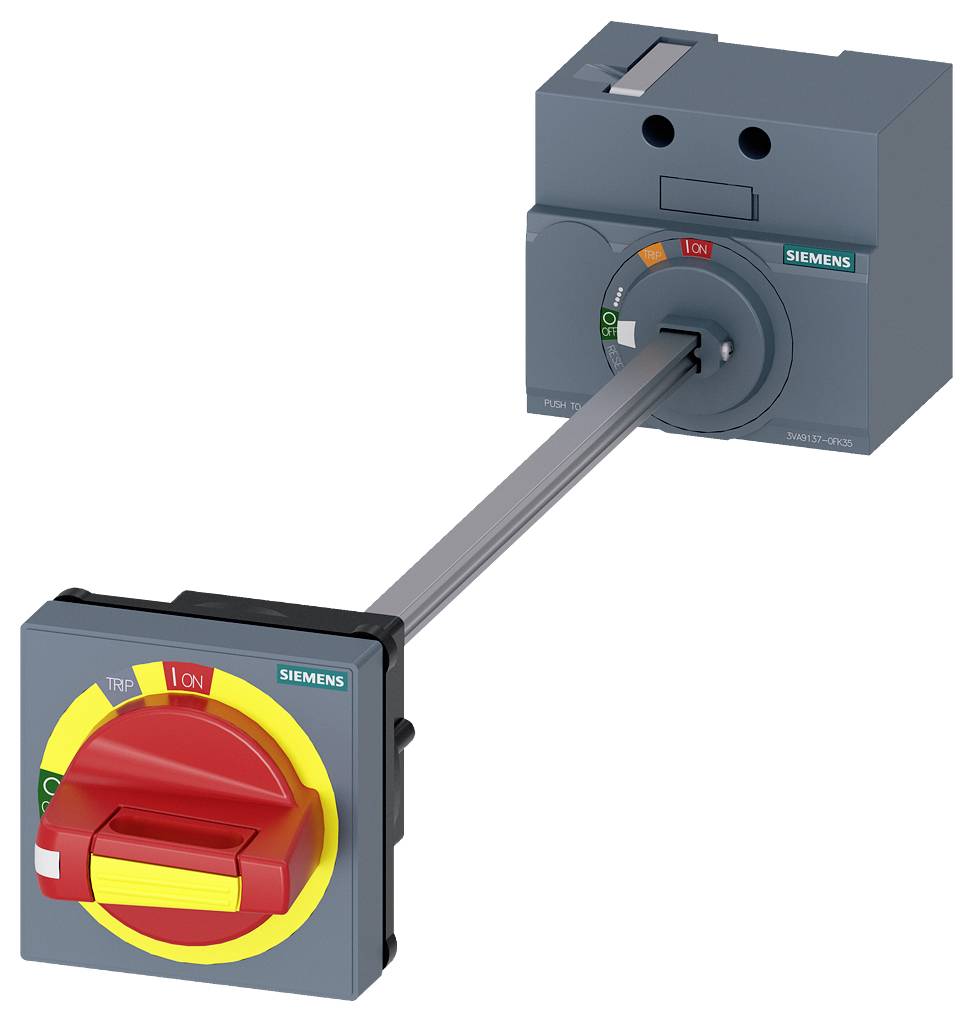 Siemens 3VA9137-0FK35 Commande rotative pour coupleur de porte 1 pc(s) Piece