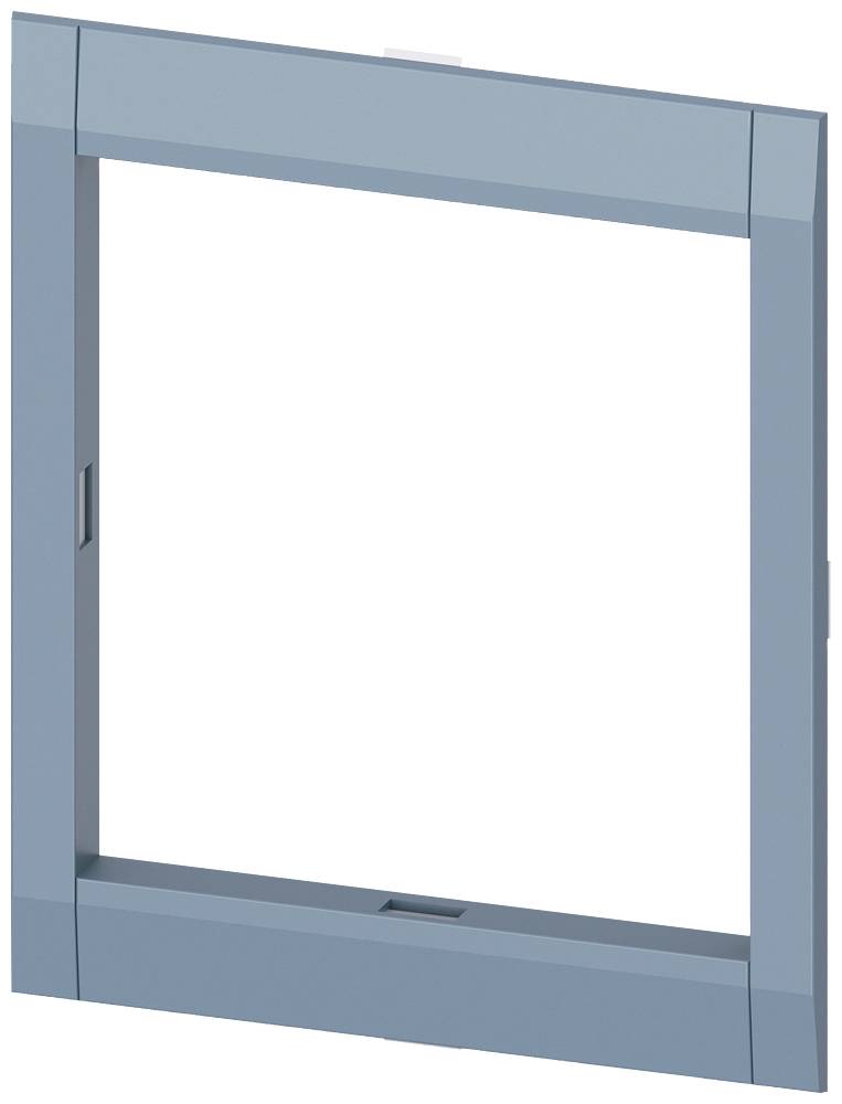 Un cadre métallique rectangulaire gris, probablement partie intégrante d'un objet ou d'un appareil plus grand. Aucun autre détail distinctif.